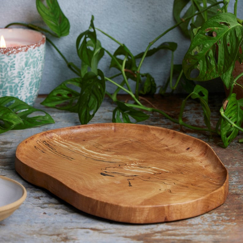 rustic wooden serving board serving board uk UK made serving board serving board with spalting uk wood carving board